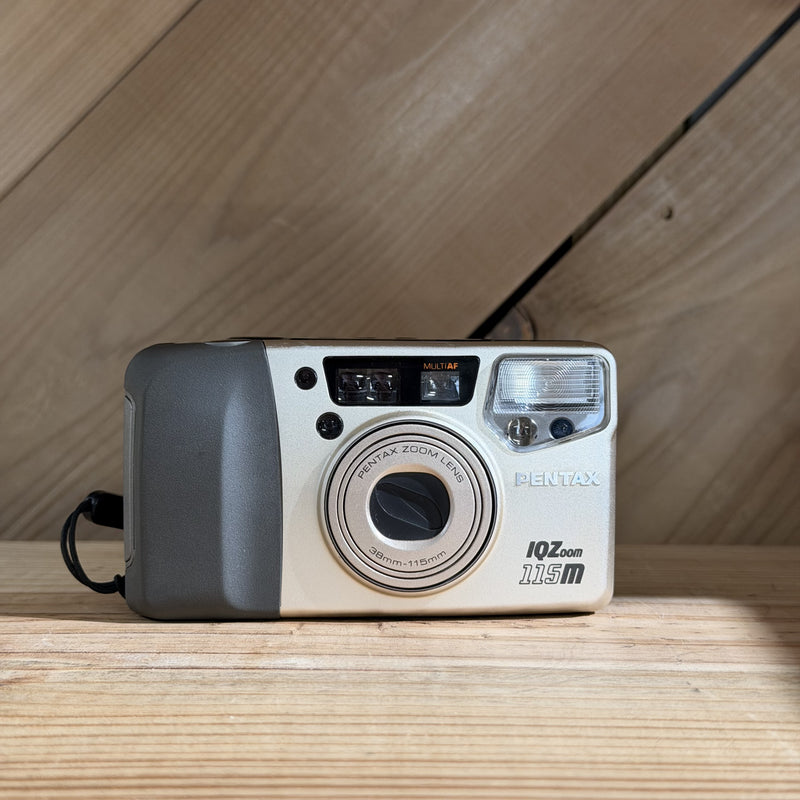 Pentax IQZoom 115M 35mm Point & Shoot Camera (Silver) (0571)