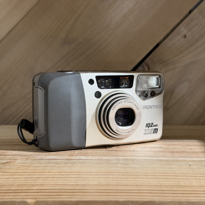 Pentax IQZoom 115M 35mm Point & Shoot Camera (Silver) (0571)