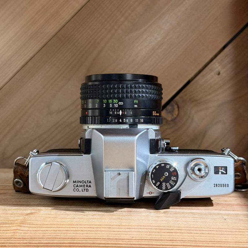 Minolta SRT 101 35mm SLR Camera w/ Minolta MC Rokkor-PF 50mm f/1.7 Lens (0560)