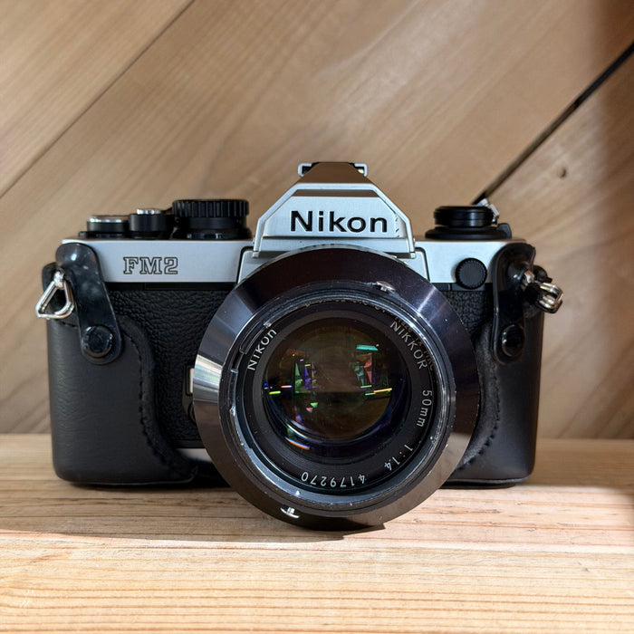 Nikon FM2 35mm SLR Camera w/ Nikkor 50mm f/1.4 Lens (7654)