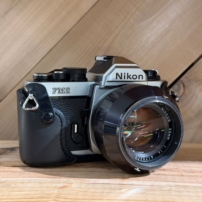 Nikon FM2 35mm SLR Camera w/ Nikkor 50mm f/1.4 Lens (7654)
