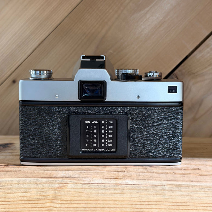 Minolta SRT 202 35mm SLR Camera – Silver Body Only (8396)