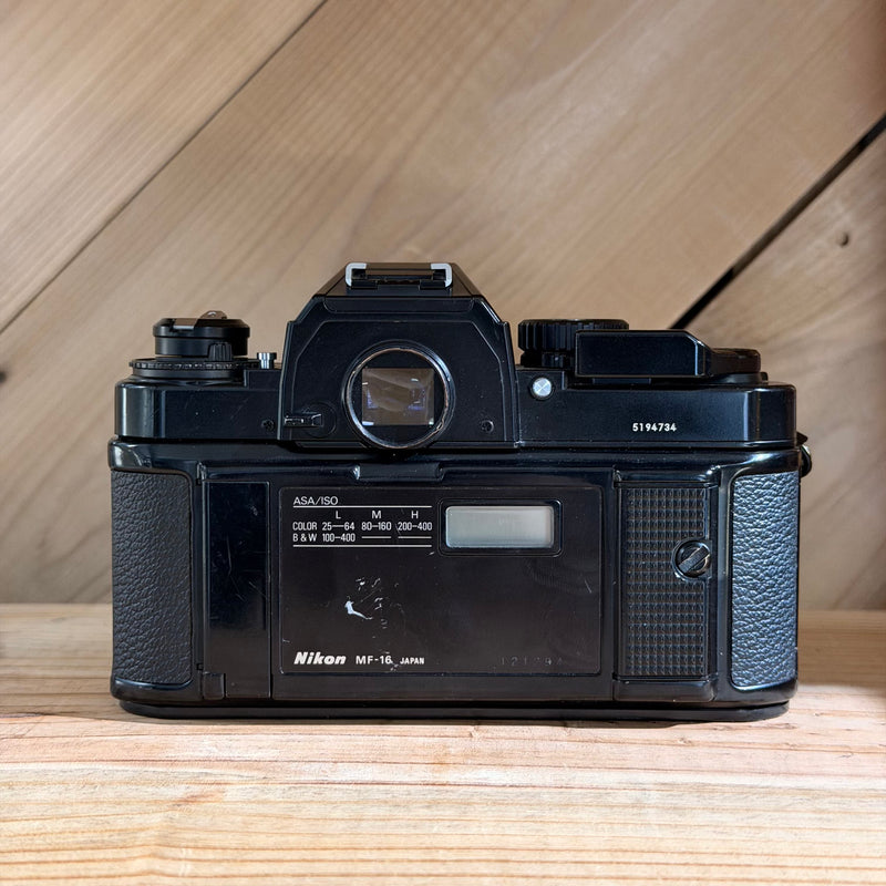 Nikon FA (Black Body) + Nikon AF Nikkor 28mm f/2.8D Lens (4734)