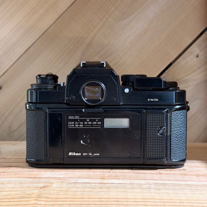 Nikon FA (Black Body) + Nikon AF Nikkor 28mm f/2.8D Lens (4734)