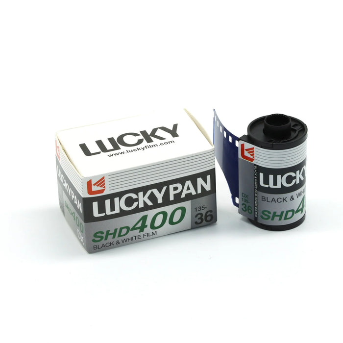LUCKY SHD400 BLACK AND WHITE FILM-120