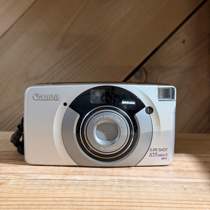 Canon Sure Shot 105 Zoom (Purple Font Variant) – 35mm Point & Shoot Camera (7378)