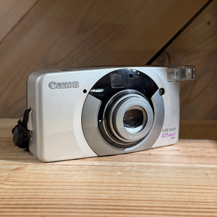 Canon Sure Shot 105 Zoom (Purple Font Variant) – 35mm Point & Shoot Camera (7378)