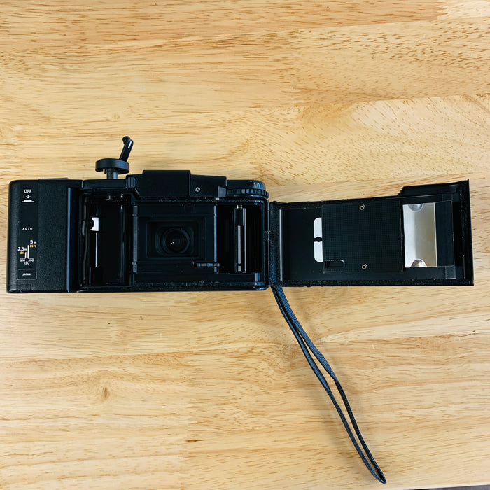 Olympus XA2 35mm Camera, Black with A11 Flash