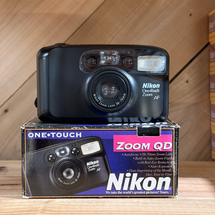 Nikon One Touch Zoom QD 35mm Point & Shoot Camera (7638)