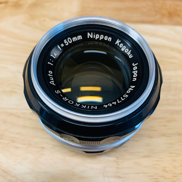 Nikon 50mm f/1.4 NIKKOR-S Auto Non AI Manual Focus Lens, Chrome {52}