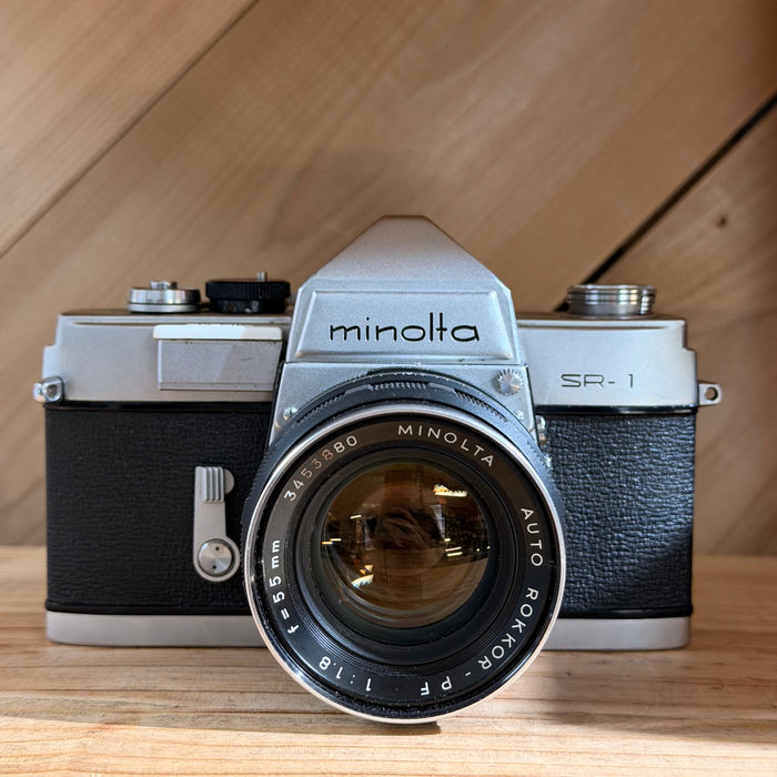 Minolta SR-1 35mm SLR Film Camera w/ Minolta Rokkor 55mm f/1.8 Lens (2130427)