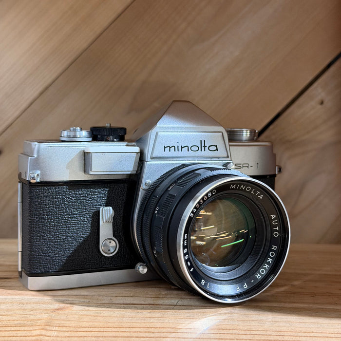 Minolta SR-1 35mm SLR Film Camera w/ Minolta Rokkor 55mm f/1.8 Lens (2130427)