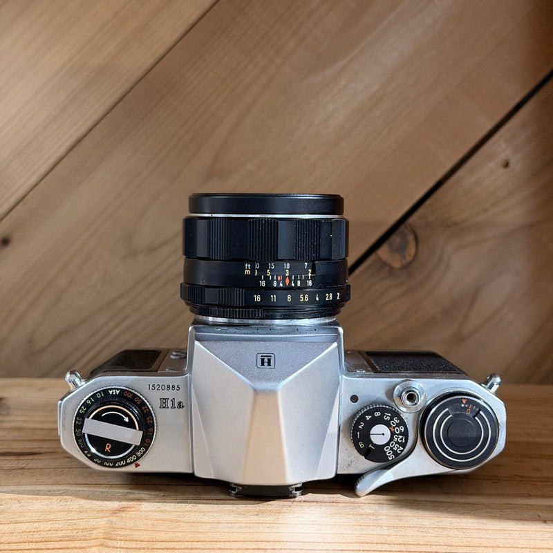 Honeywell Pentax H1a 35mm SLR Film Camera w/ Asahi Super-Takumar 55mm f/2 Lens (1520885)