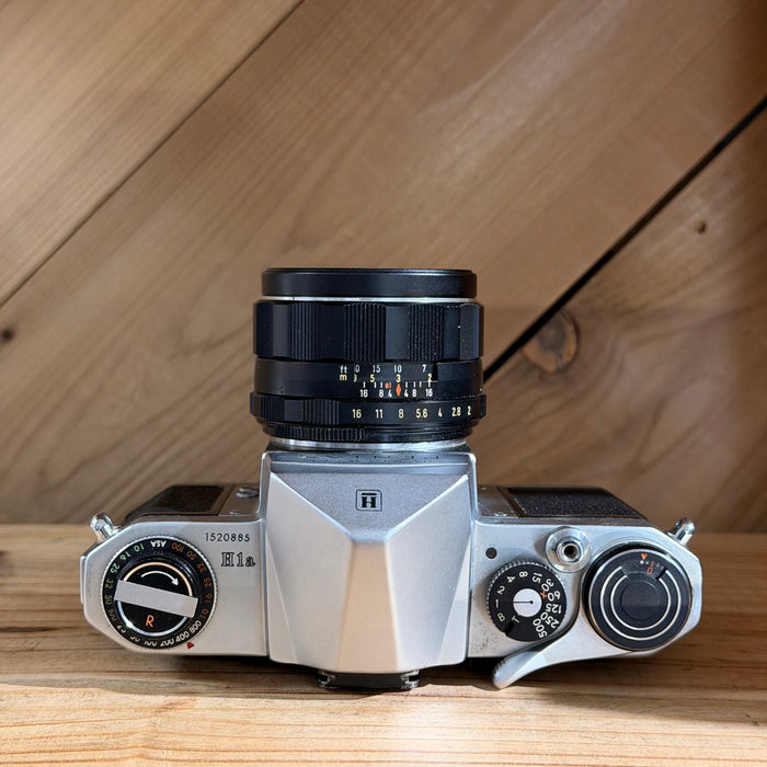 Honeywell Pentax H1a 35mm SLR Film Camera w/ Asahi Super-Takumar 55mm f/2 Lens (1520885)