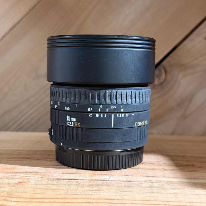 Sigma 15mm f/2.8 EX Fisheye 180° Lens for Canon EF Mount (2011754)