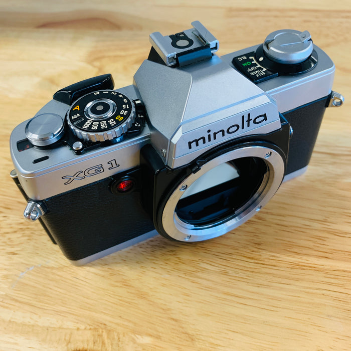 Minolta XG-1 35mm Camera Body, Chrome