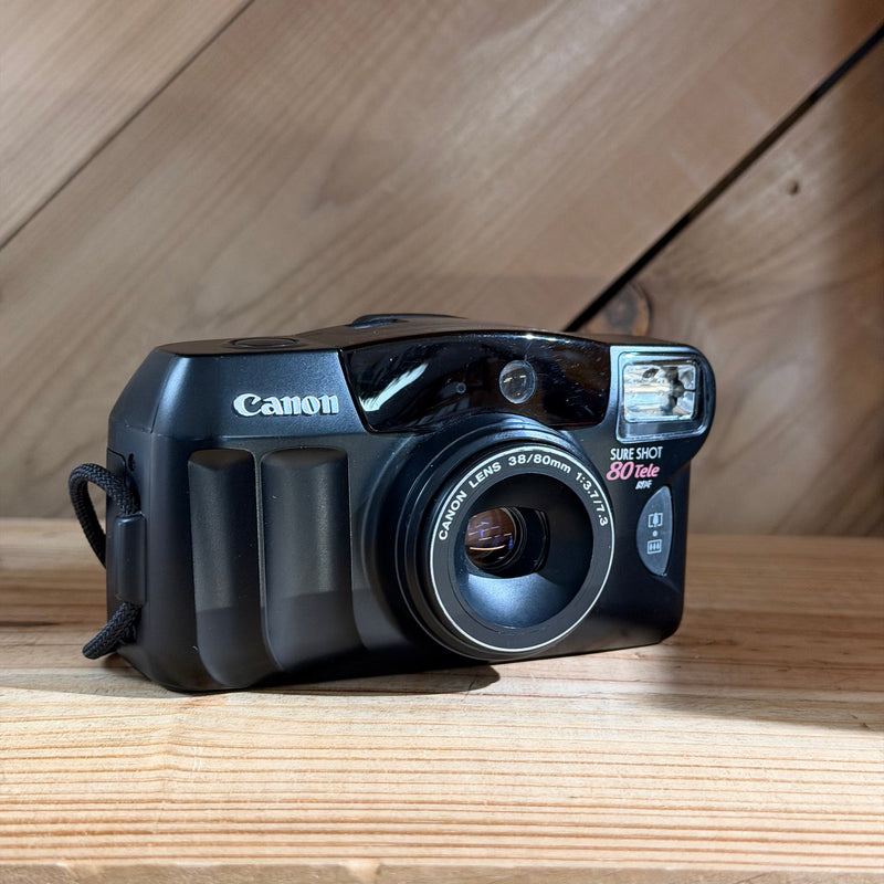 Canon Sure Shot 80 Tele 35mm Point & Shoot Film Camera (302681)