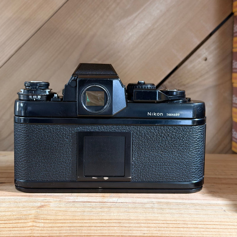 Nikon F3 35mm Professional SLR Film Camera w/ Nikon 50mm f/1.8 Lens (Black) (1464689)
