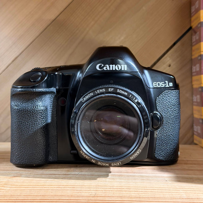 Canon EOS-1 N Professional 35mm SLR Film Camera w/ Canon EF 50mm Lens (239532)