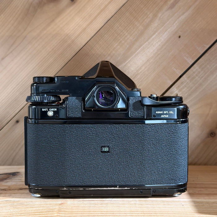 Asahi Pentax 6×7 Medium Format SLR Camera w/ SMC Takumar 75mm f/4.5 Lens & Prism Finder (4052230)