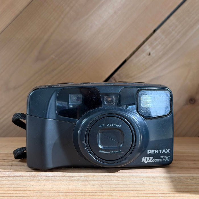 Pentax IQZoom 115 35mm Point & Shoot Film Camera (Navy Blue) (7382533)