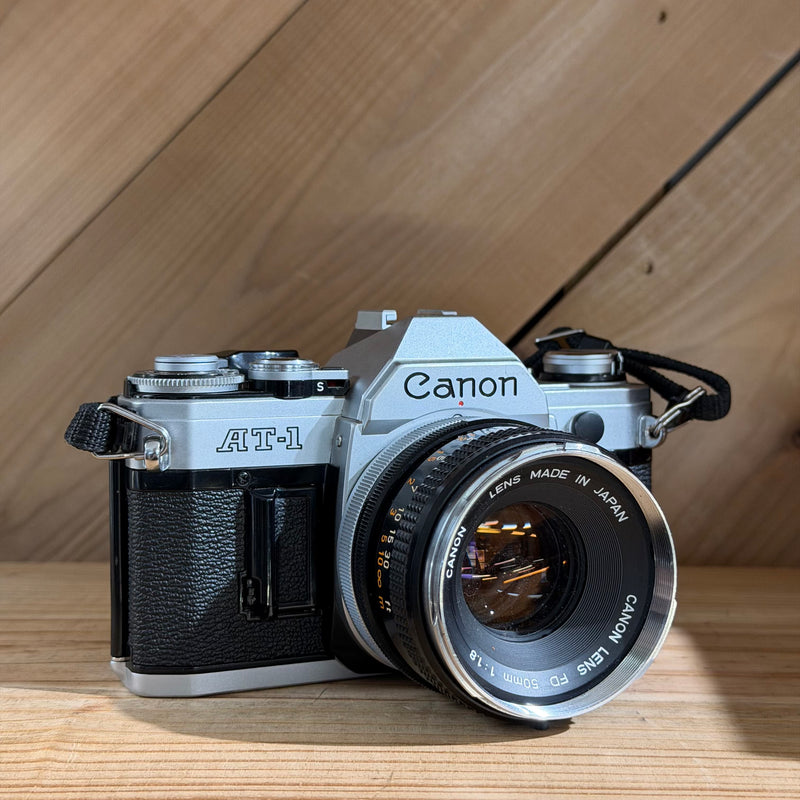 Canon AT-1 35mm SLR Film Camera w/ Canon FD 50mm f/1.8 Lens (616164)