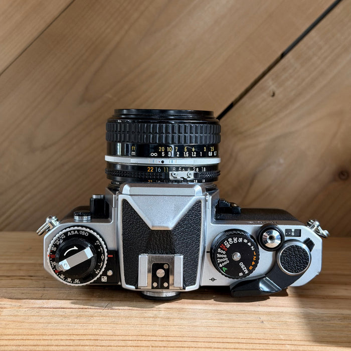Nikon FE2 35mm SLR Film Camera w/ Nikon Nikkor 50mm f/1.8 Lens (2011556)