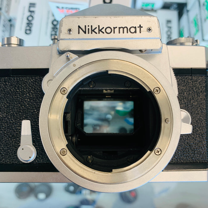 Nikon Nikkormat FTN (Non AI) 35mm Camera Body, Chrome