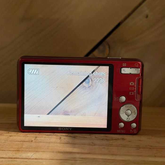 Sony Cyber-Shot DSC-W560 (Red) Digital Point & Shoot Camera (6828831)