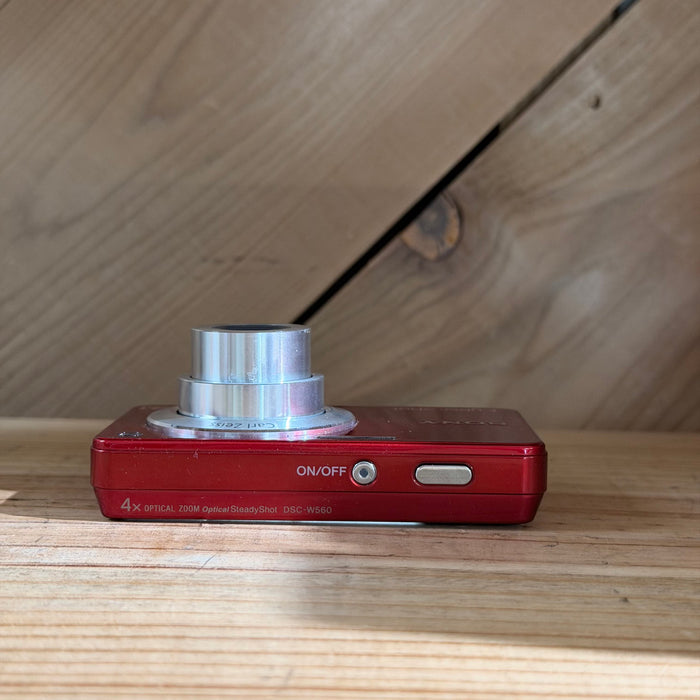 Sony Cyber-Shot DSC-W560 (Red) Digital Point & Shoot Camera (6828831)