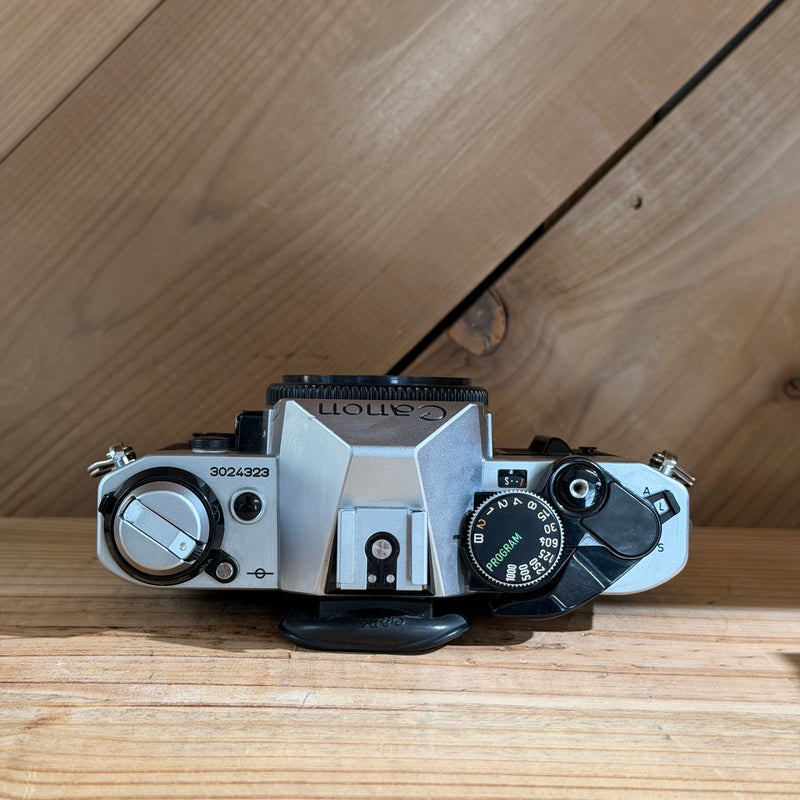 Canon AE-1 Program 35mm SLR Film Camera Body Only (3024323) (Silver Body)