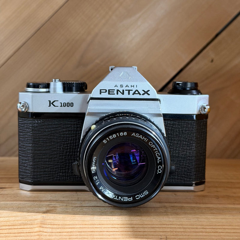 Pentax K1000 35mm SLR Film Camera w/ SMC Pentax-M 50mm f/2 Lens (7484265)