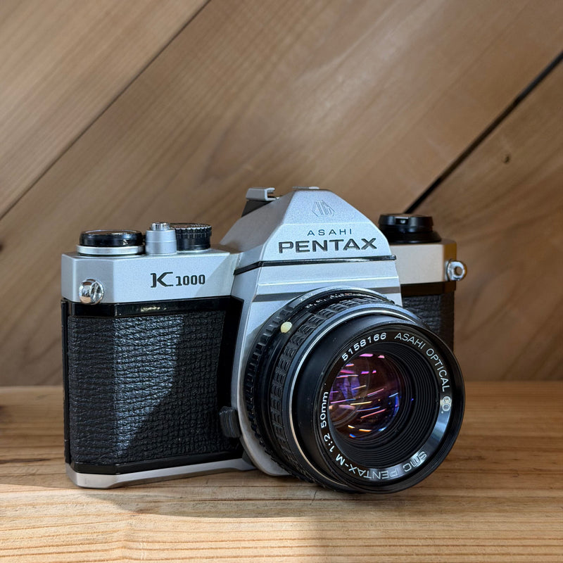 Pentax K1000 35mm SLR Film Camera w/ SMC Pentax-M 50mm f/2 Lens (7484265)