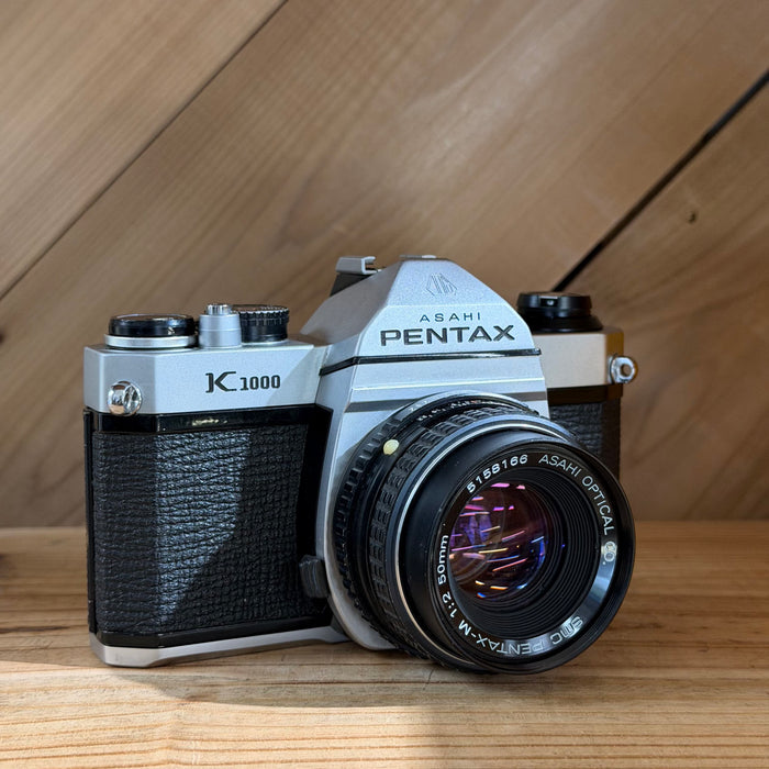 Pentax K1000 35mm SLR Film Camera w/ SMC Pentax-M 50mm f/2 Lens (7484265)