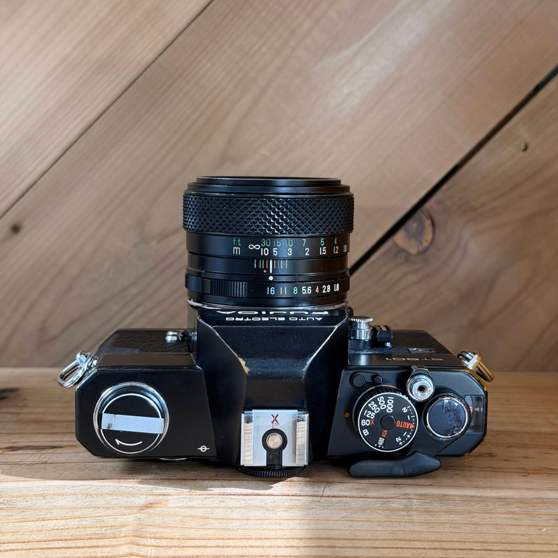 Fujica ST901 35mm SLR Film Camera w/ EBC Fujinon 55mm f/1.8 Lens (6055268) (Black Body)