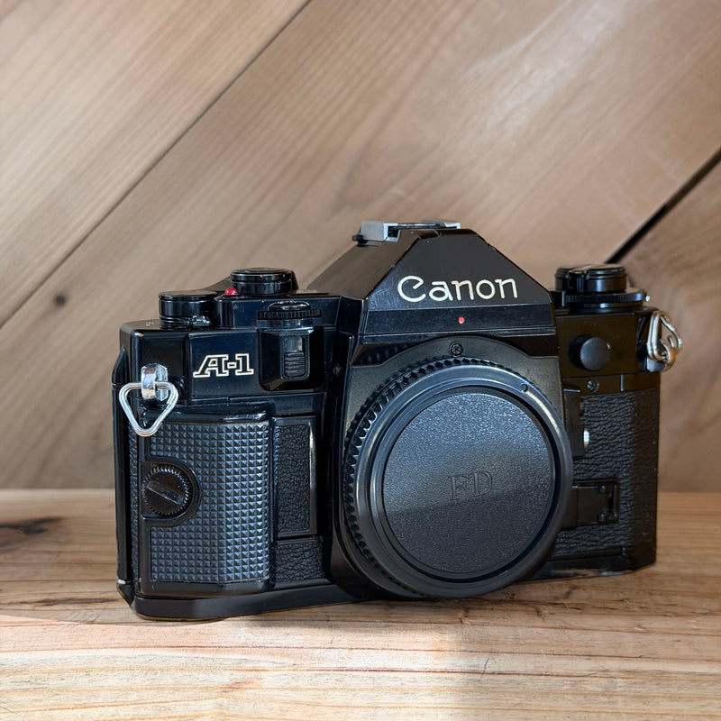 Canon A-1 35mm SLR Film Camera Body Only (577901) (Black Body)