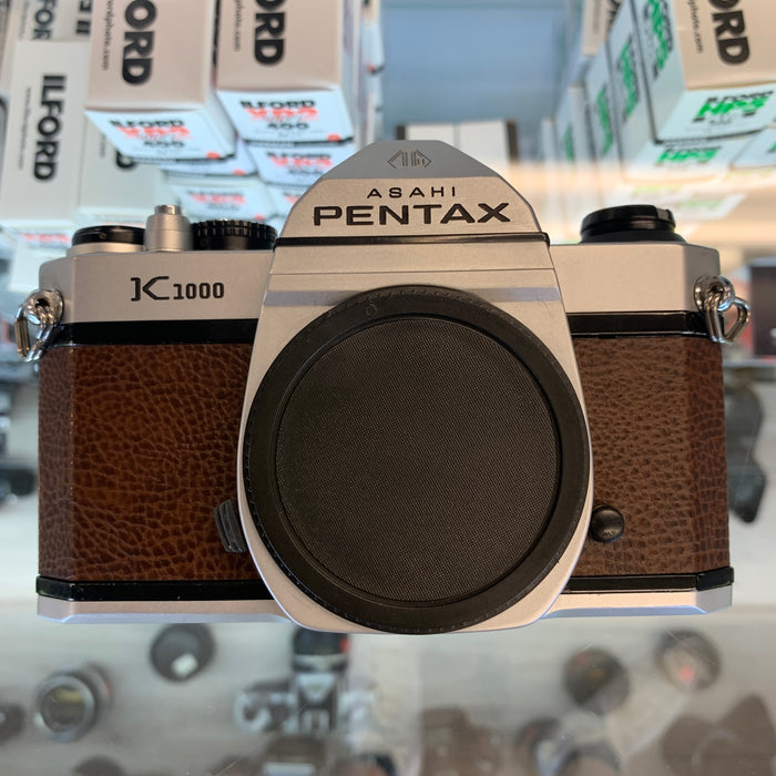 Pentax K1000 35mm Camera Body, Chrome