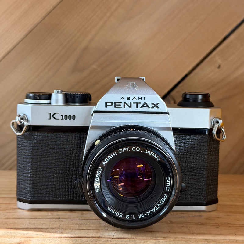 Pentax K1000 35mm SLR Film Camera w/ SMC Pentax-M 50mm Lens (7101306)