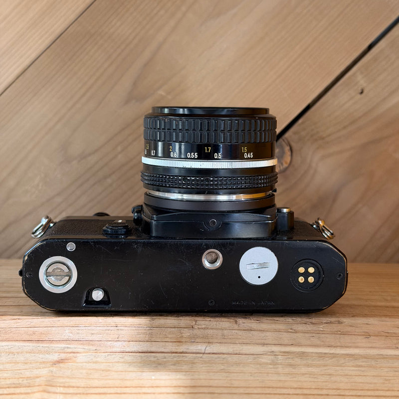Nikon FM 35mm SLR Film Camera w/ Nikkor 50mm f/1.8 Lens (3144284)