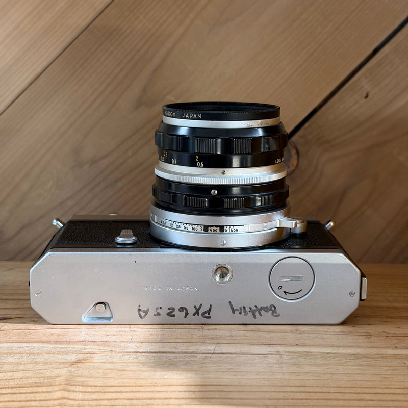 Nikon Nikkormat FT 35mm SLR Film Camera w/ Nikkor-H 50mm f/2 Lens (4115286) (Made in Japan)