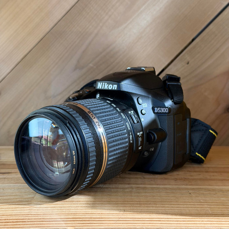 Nikon D5300 DSLR Camera w/ Tamron AF VC Di II 18-270mm f/3.5-6.3 Lens (2627182)