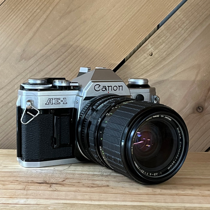 Canon AE-1 with Sigma 35-70mm Lens (4394)