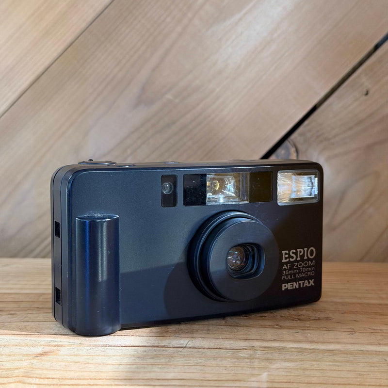 Pentax Espio AF Zoom 35mm Point & Shoot Film Camera (5219665) (Midnight Blue Body)