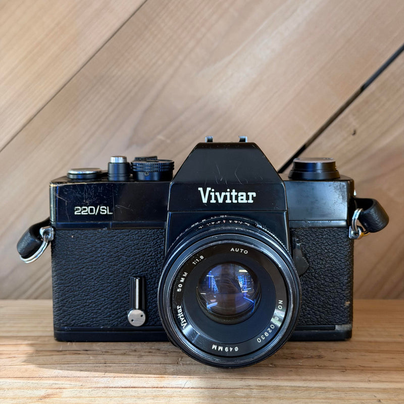 Vivitar 220/SL 35mm SLR Film Camera w/ Vivitar 50mm f/1.8 Lens (98301064)