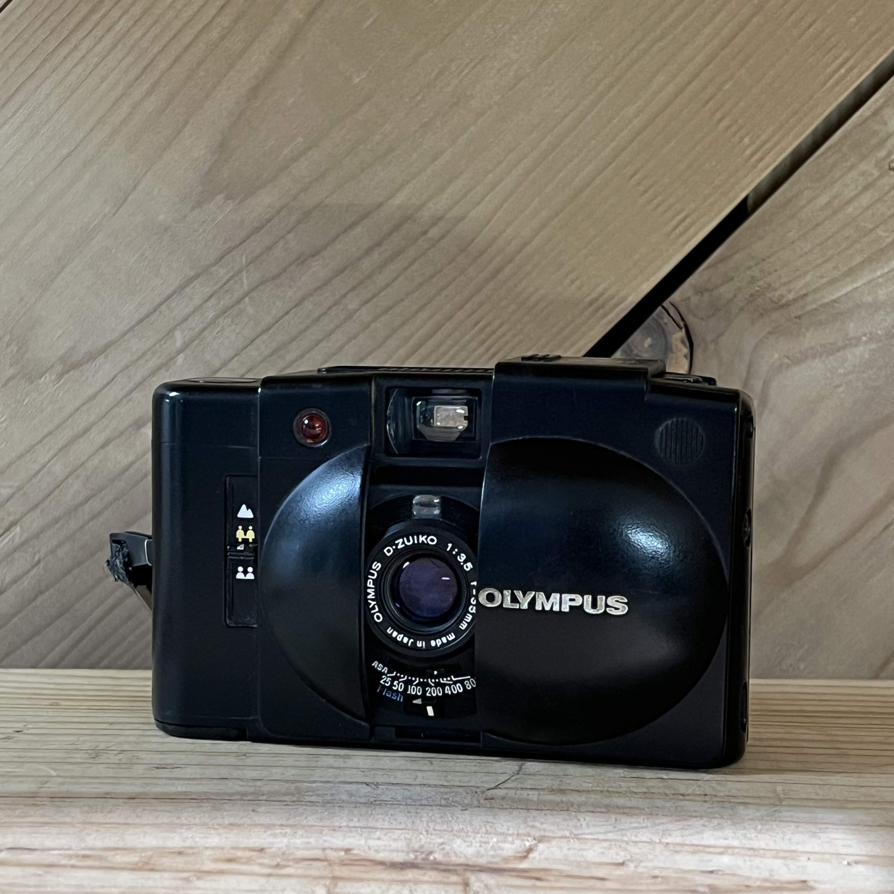Olympus XA 2 with Olympus D-Zuiko 35mm f/3.5 Fixed Lens — Legacy