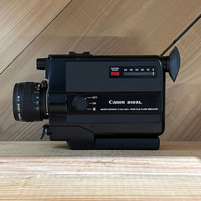 Canon 310 XL Super 8 Camera with f/1.0 8.5-25.5mm Macro Lens (3776)