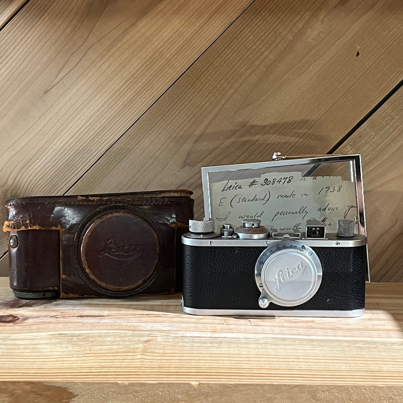 Leica Standard Model E with Elmar 50mm f/3.5 Lens (8478) (James L. Lager Signed Documentation - Art History)