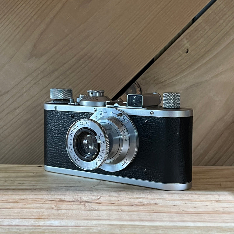Leica Standard Model E with Elmar 50mm f/3.5 Lens (8478) (James L. Lager Signed Documentation - Art History)