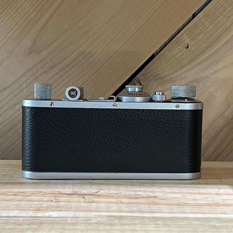 Leica Standard Model E with Elmar 50mm f/3.5 Lens (8478) (James L. Lager Signed Documentation - Art History)