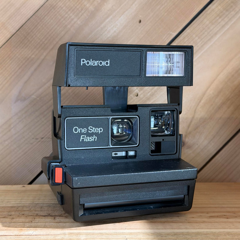 Polaroid OneStep Flash Instant Film Camera (Black) (LOX-5362-VH)